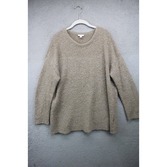 Pure Jill Long Wide Sleeve Popcorn Knit Sweater-Size Large-Wool Blend-Oversized - Picture 1 of 11